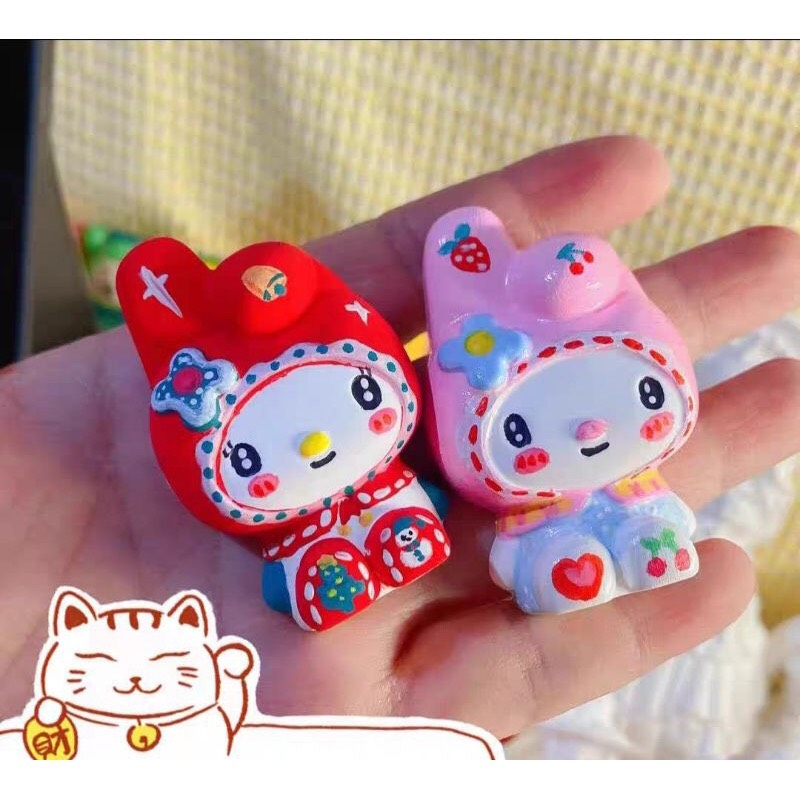 Tượng tô màu thạch cao 2D melody size mini