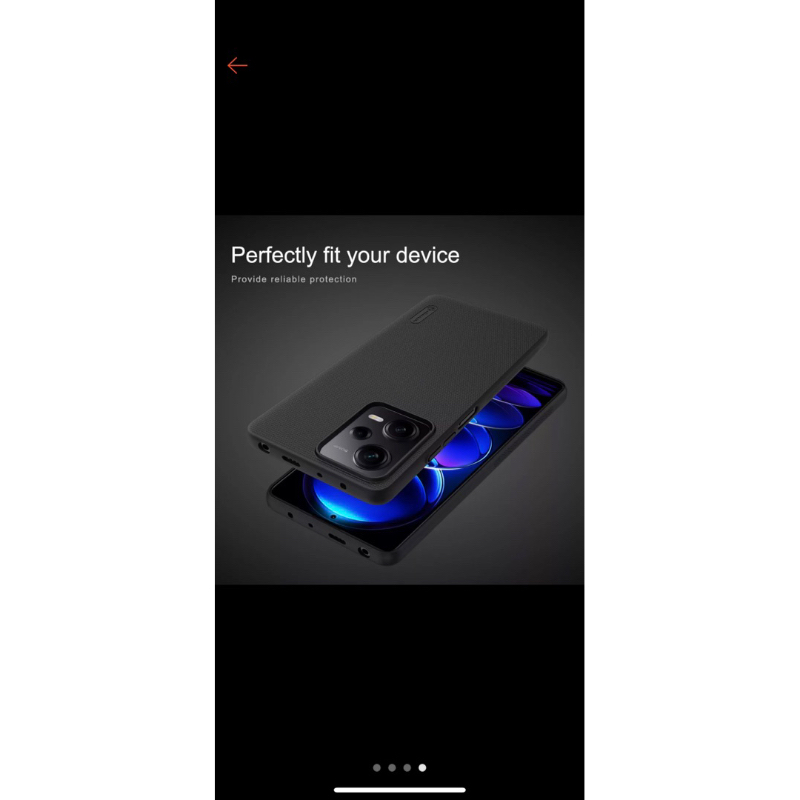 Ốp lưng cho Xiaomi Redmi Note 12 5G, Redmi Note 12 Pro 5G nhựa cứng PC, vân nhám chính hãng Nillkin
