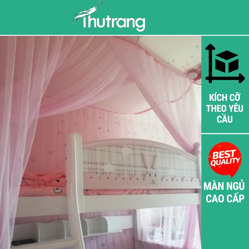 (MÀN CAO CẤP) MÀN CHỐNG MUỖI CHO GIƯỜNG TẦNG- VẢI RẤT ĐẸP, SIÊU BỀN