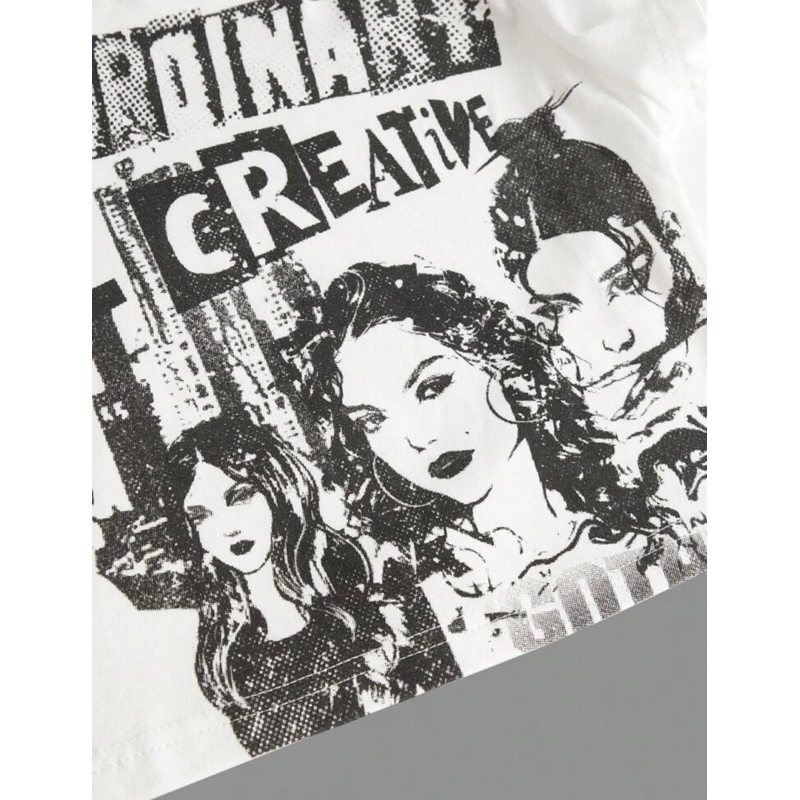 Áo phông slogan 3 màu