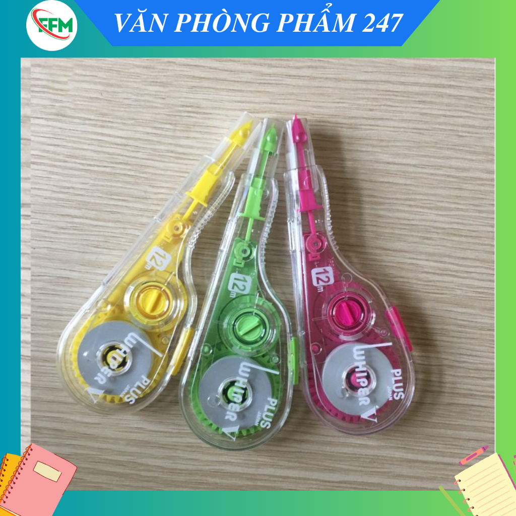 BĂNG XÓA PLUS - Giải pháp tuyệt vời cho việc xóa vết bút
