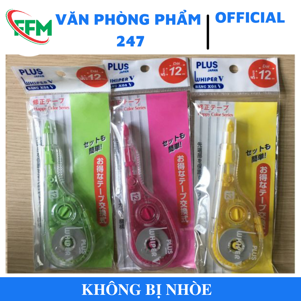 BĂNG XÓA PLUS - Giải pháp tuyệt vời cho việc xóa vết bút