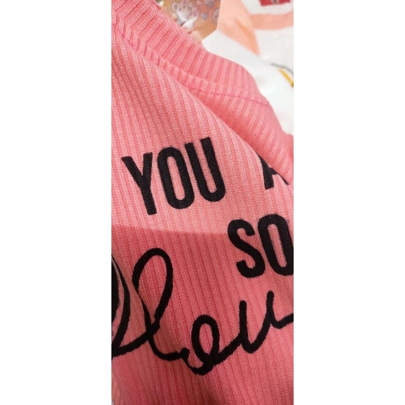 Bộ dài ống suông thun gân size nhí