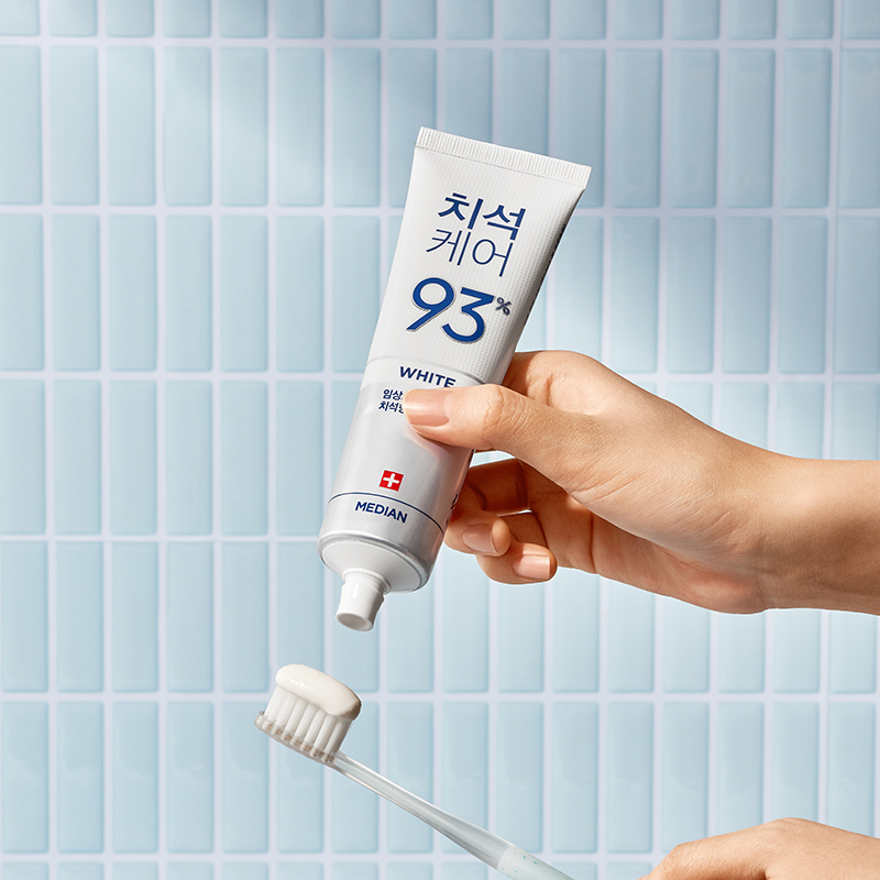 Kem đánh răng MEDIAN 93% giúp trắng răng, ngăn ngừa mảng bám, chống viêm lợi 120g