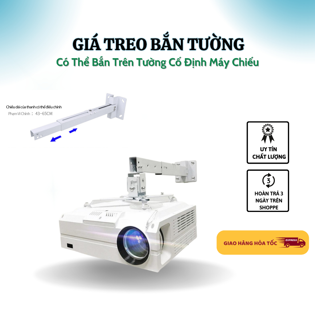 Giá Treo Máy Chiếu Bắn Tường Trên Cao
