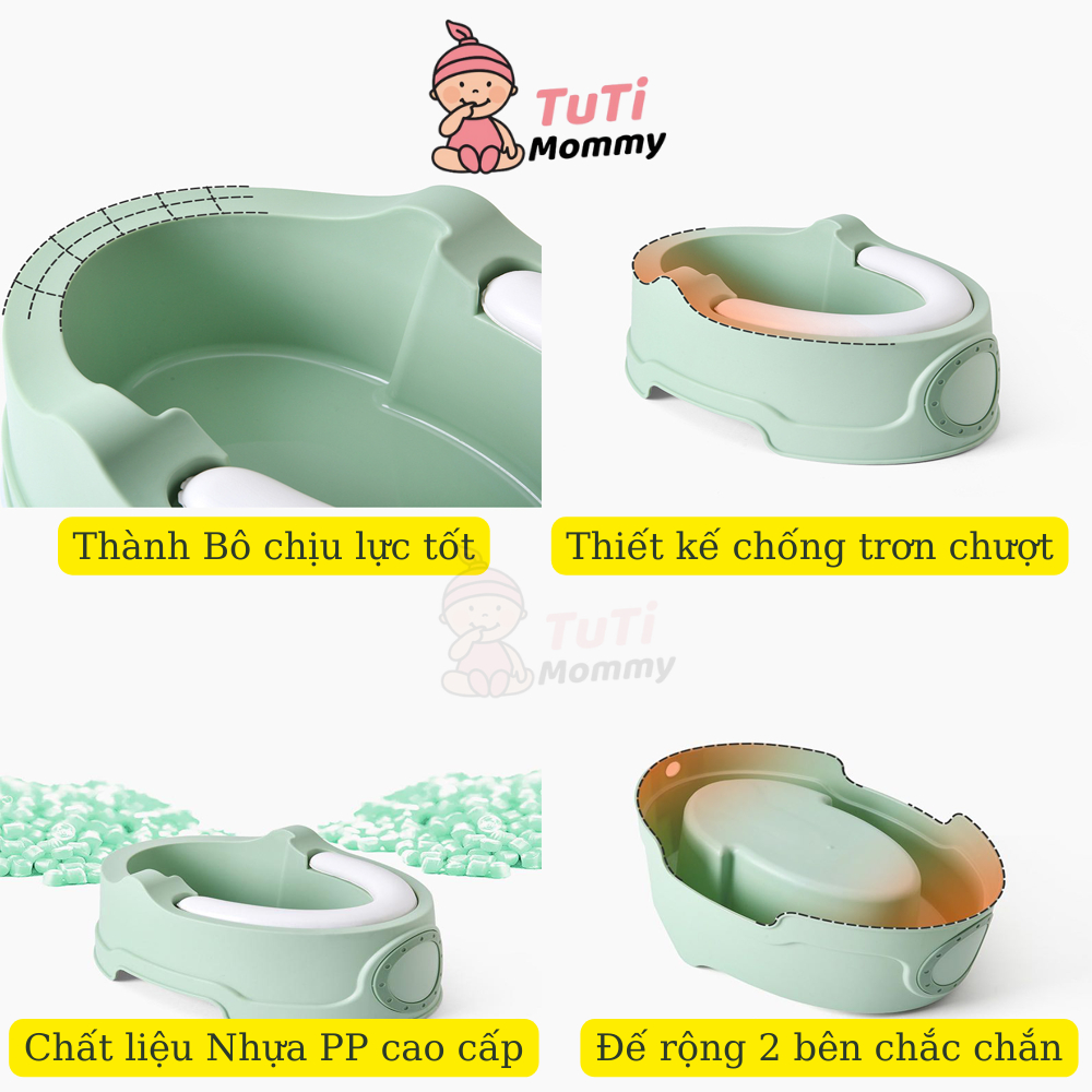 Bô cho bé đi vệ sinh cao cấp Tuti Mommy giúp bé tập thói quen đi vệ sinh