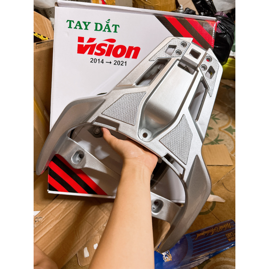 Cảng Sau,Tay Dắt VISION 2014-2023 Nhôm Đúc Nguyên Khối