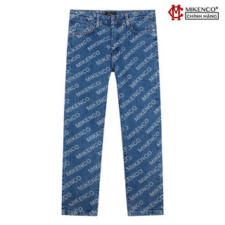 Quần jean nam MIKENCO Monogram jeans
