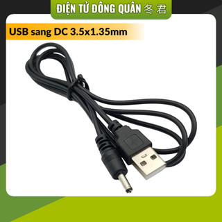 Dây usb sang dc 3.5x1.35mm
