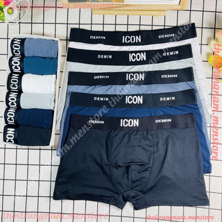 Combo Quần boxer Nam, Sịp đùi nam,lót đùi nam ICON Co giãn 4 chiều, Sịp đùi Nam, quần sịp nam Thun Lạnh,thoáng mát