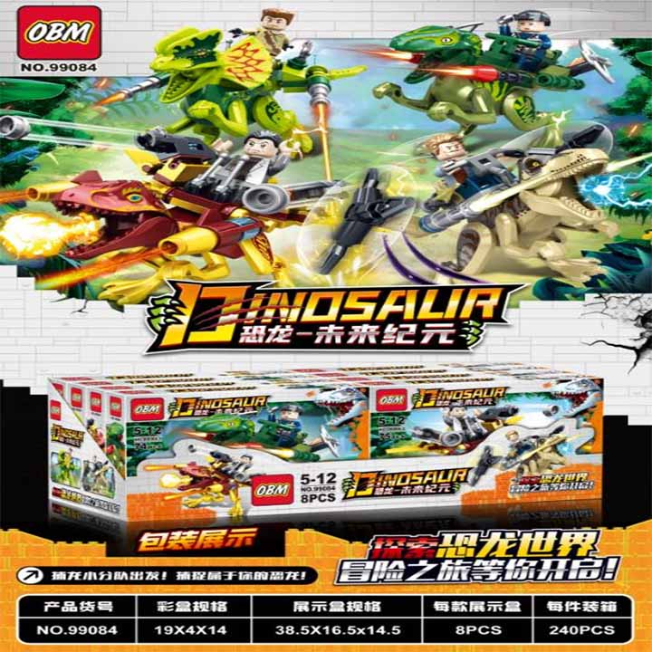 Đồ Chơi Lắp Ghép Ninja - Thế Giới Khủng Long OBM 99023, 99084
