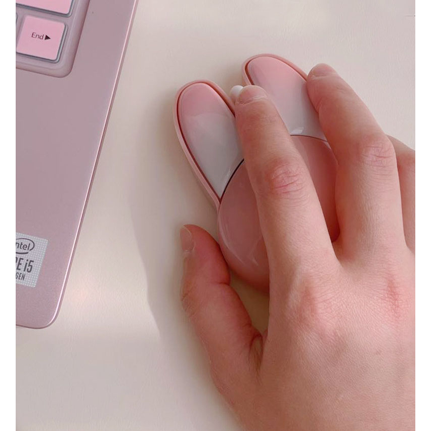 Chuột không dây văn phòng M6, hình tai thỏ dễ thương đủ màu