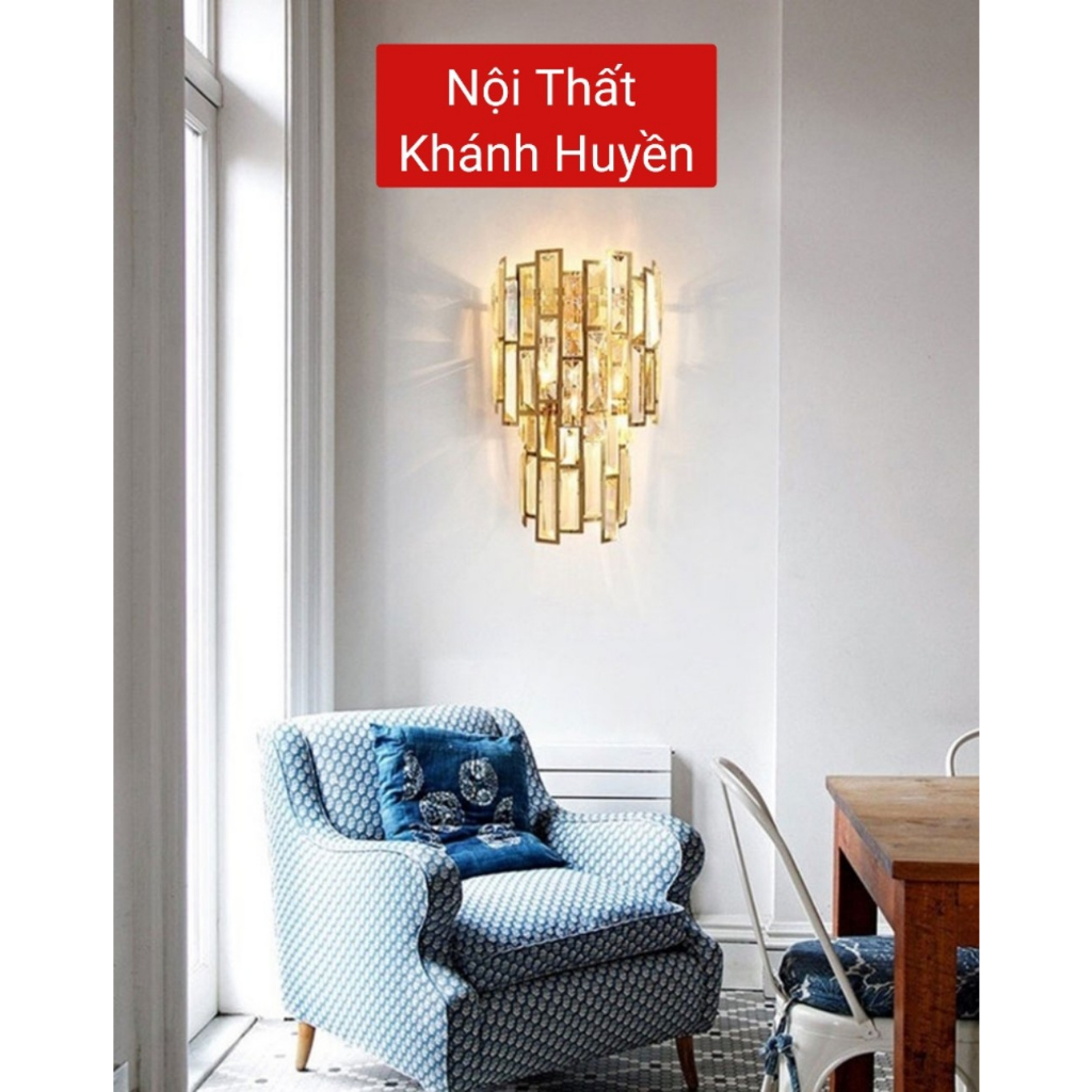 ĐÈN TƯỜNG PHA LÊ LUXURY 6603