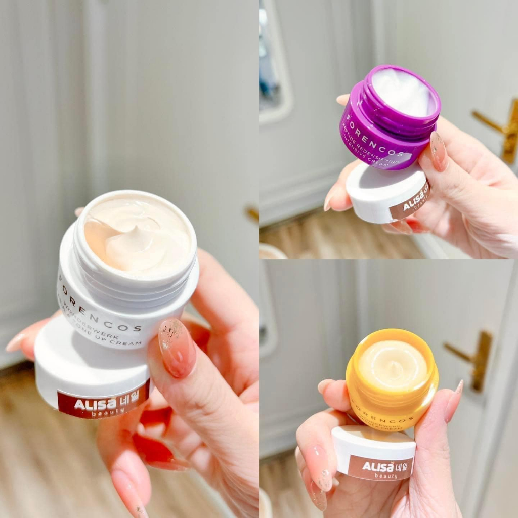 Bộ Kem Dưỡng Trắng Da FORENCOS Ngày Và Đêm - Mini 10ml