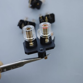 Cọc loa, trạm loa, jack nối ra dây loa đôi đồng mạ vàng xịn ampli ONKYO