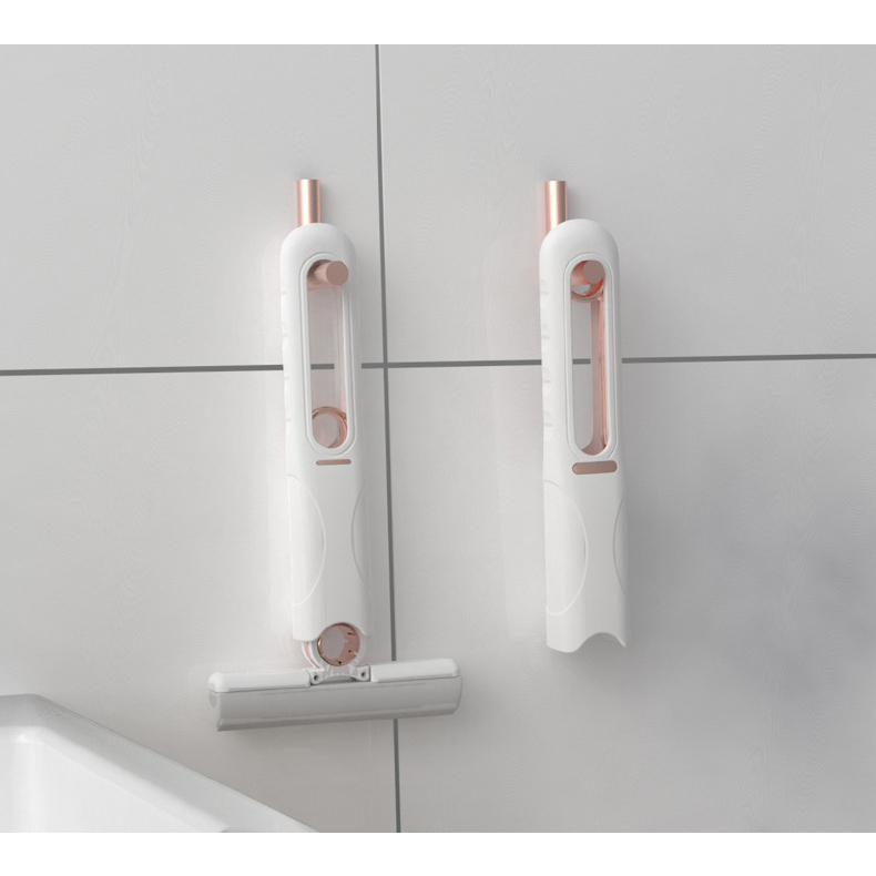 Cây lau nhà mini tự vất thông minh, thiết kế đầu xoay 120 độ có thể gấp gọn , miếng lau bọt biển mềm mại, hút bụi tốt