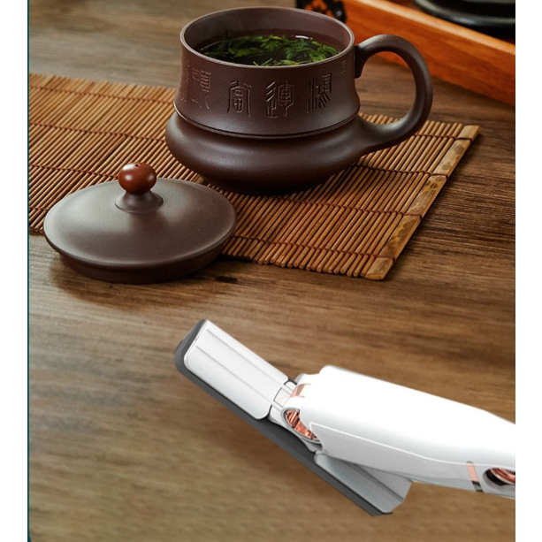 Cây lau nhà mini tự vất thông minh, thiết kế đầu xoay 120 độ có thể gấp gọn , miếng lau bọt biển mềm mại, hút bụi tốt