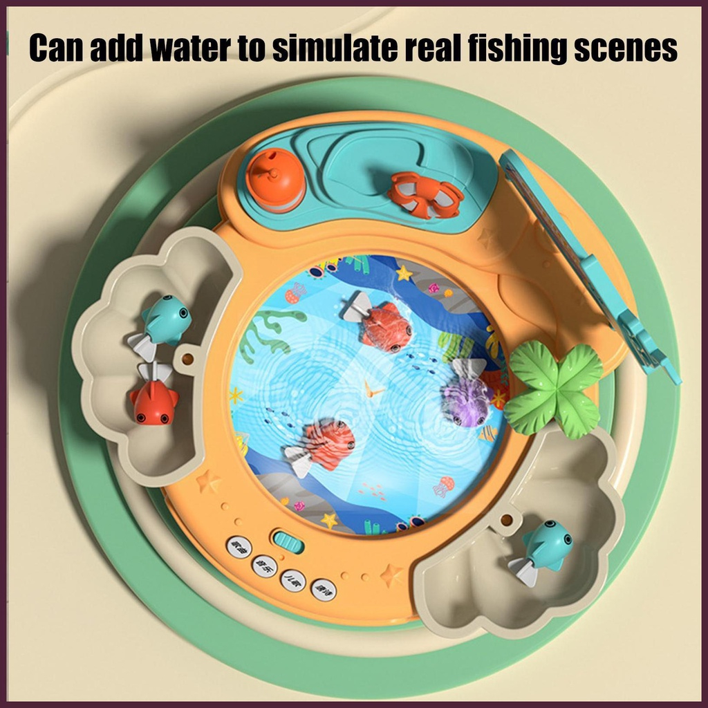 Bộ Đồ Chơi Câu Cá Nam Châm Xoay Vòng Vui Nhộn Cho Bé