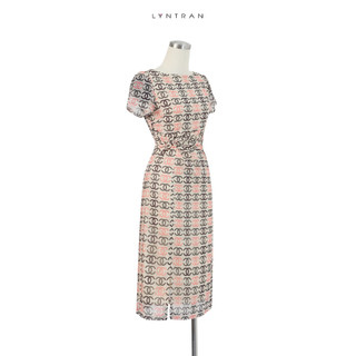 Váy ôm LYN TRAN DO-2630N Chất Lụa Tơ Mềm Mịn