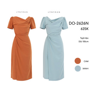 Váy ôm LYN TRAN DO-2626N Chất Tuýt Hàn Mềm Mịn Trơn Sóng