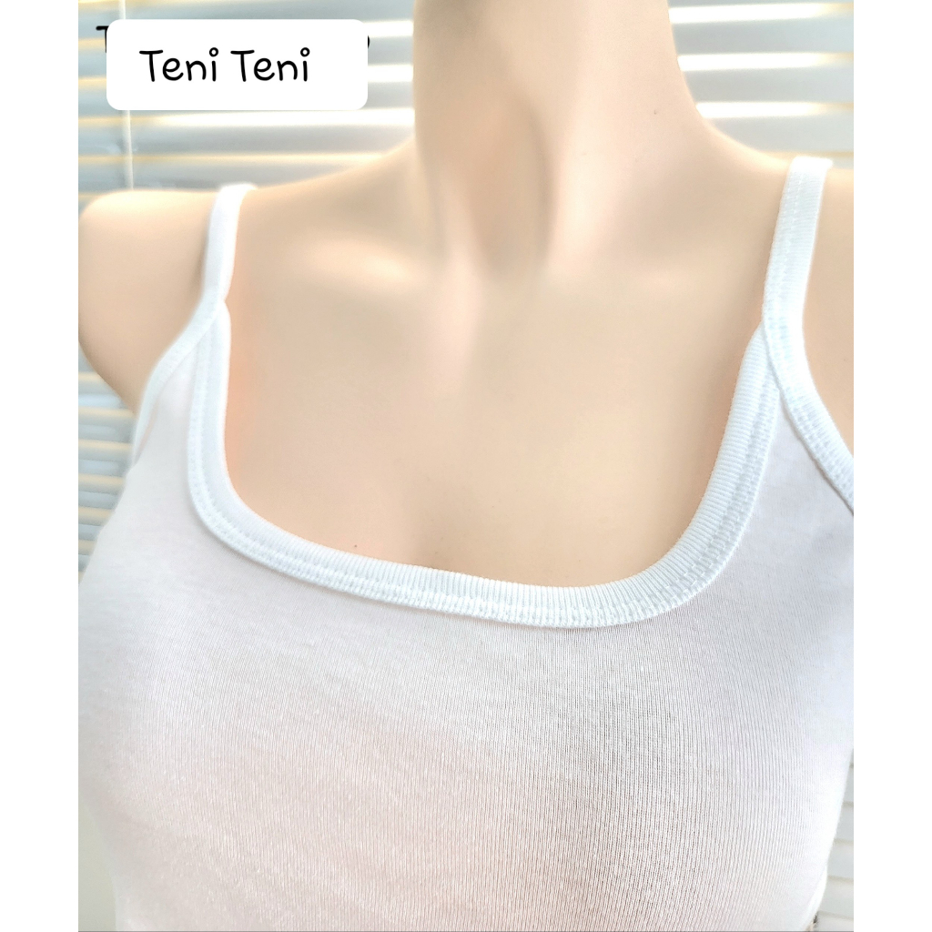 Áo hai dây phom dài Tuna Shop màu trơn sexy áo ba lỗ BS62