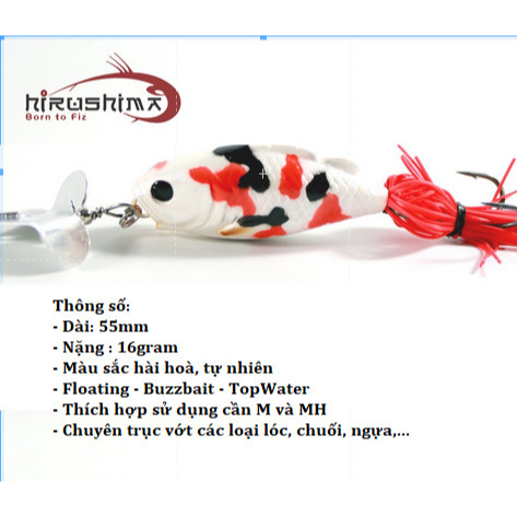 Mồi câu lure cá lóc Cá chẽm JAWS StyX Thái Lan Hita Lure