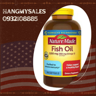 Dầu cá omega 3 1200mg fish oil omega 3