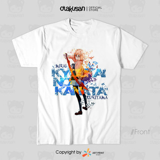 Áo thun Kyoukai no Kanata Mirai Kuriyama ngắn tay