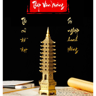 Tháp Văn Xương bằng đồng 9 tầng - Bảo khí giúp học hành thi cử đỗ đạt cao, công danh thuận lợi