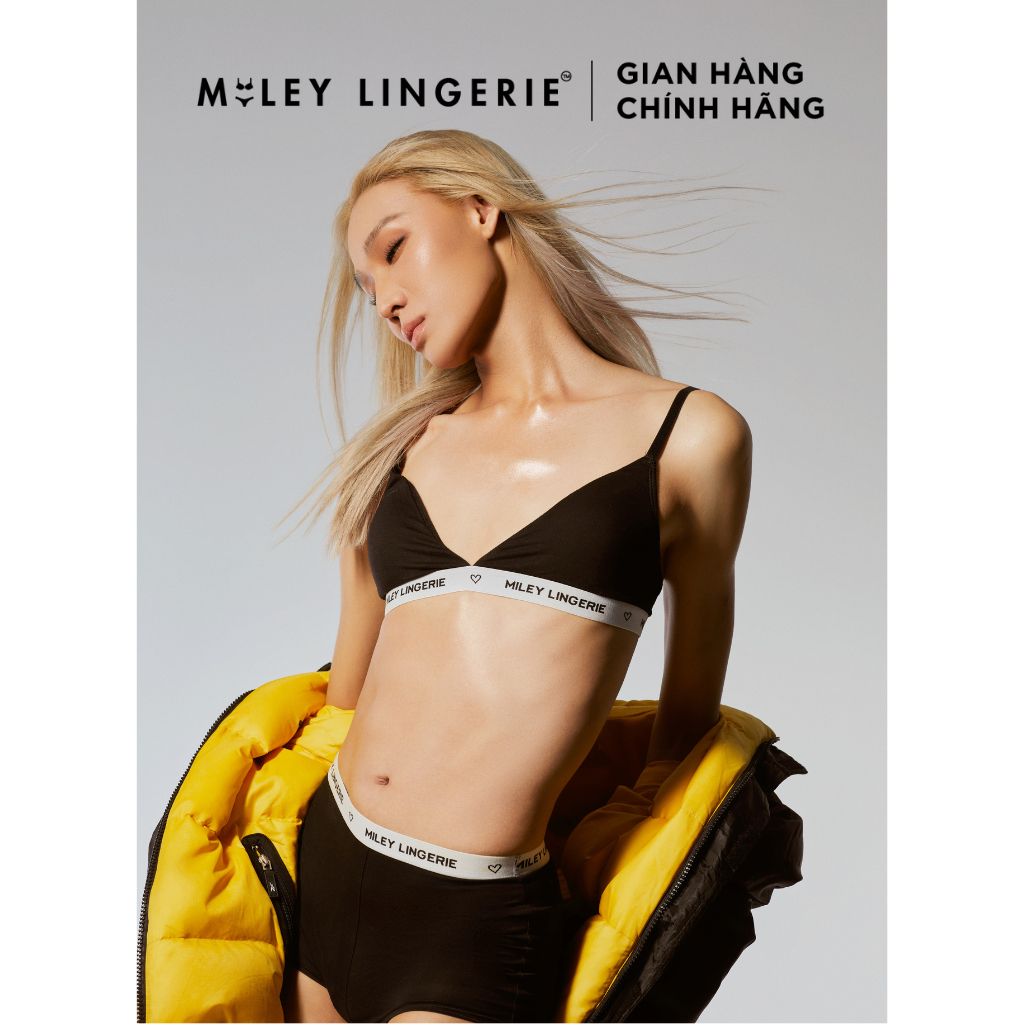 Bộ Đồ Lót Cổ Chữ V Phối Quần Boy Short Sợi Vải Thiên Nhiên Being Me Miley Lingerie