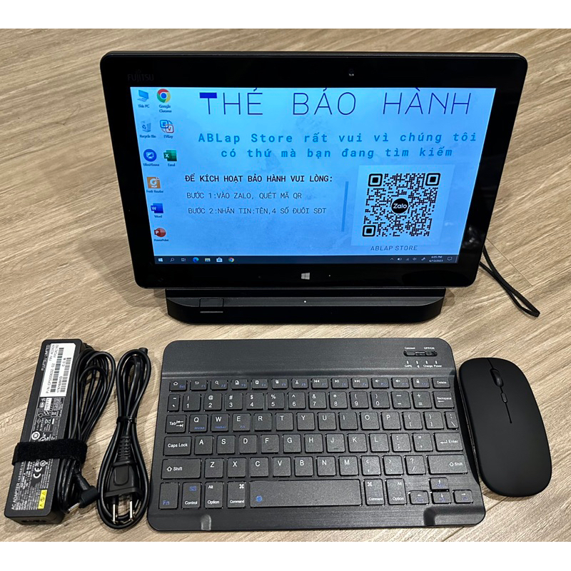 Máy tính bảng Fujitsu Q616 pin 5-8h mạnh hơn Q506 Q507 11,6inch Ram 4GB SSD 128GB