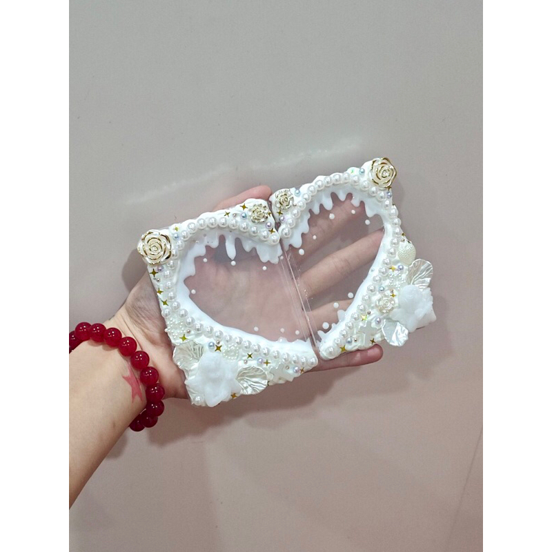 Toploader đôi trắng kem ngọc