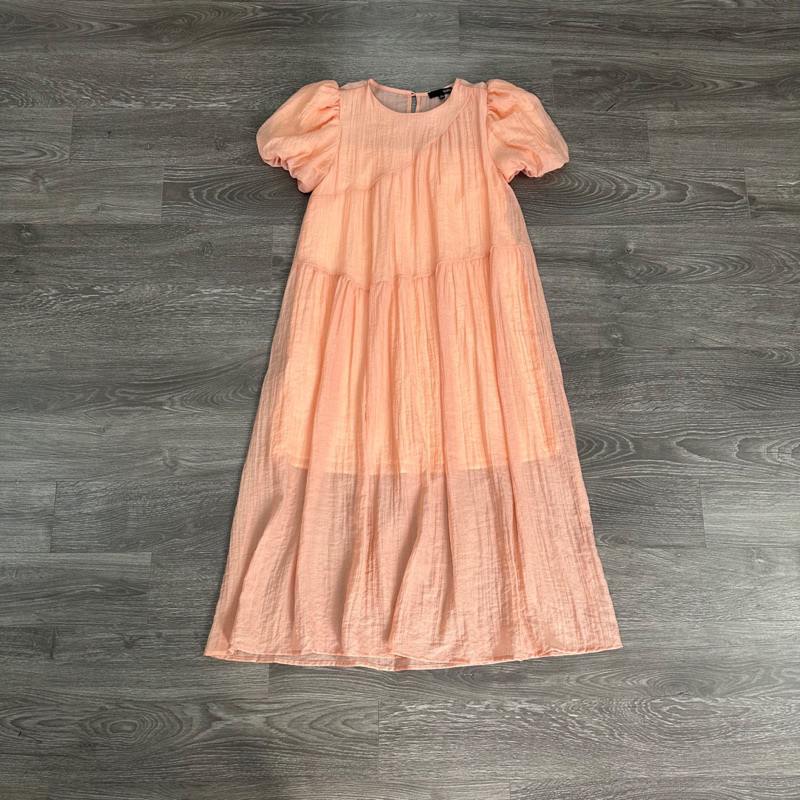 AnDi.vnxk Đầm tơ maxi babydoll - M.ixxo