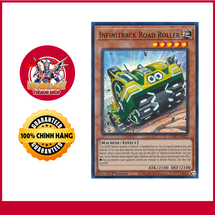[Thẻ Bài Yugioh Chính Hãng] Infinitrack Road Roller