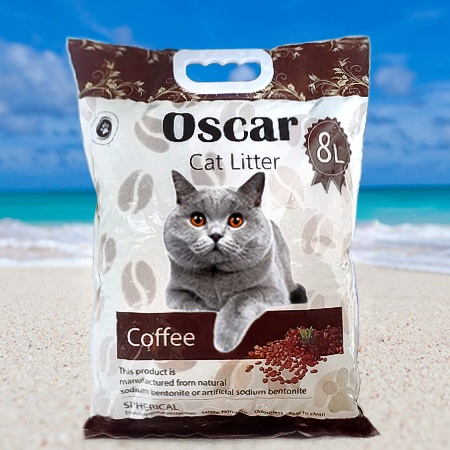 Cát Vệ Sinh Cho Mèo OSCAR 8L, Cát Vệ Sinh Siêu Vón Cục Khử Mùi Dành Cho Mèo - Cát Oscar 8L