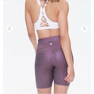 Quần legging đùi, biker short F21 xuất dư - High-rise Biler Short