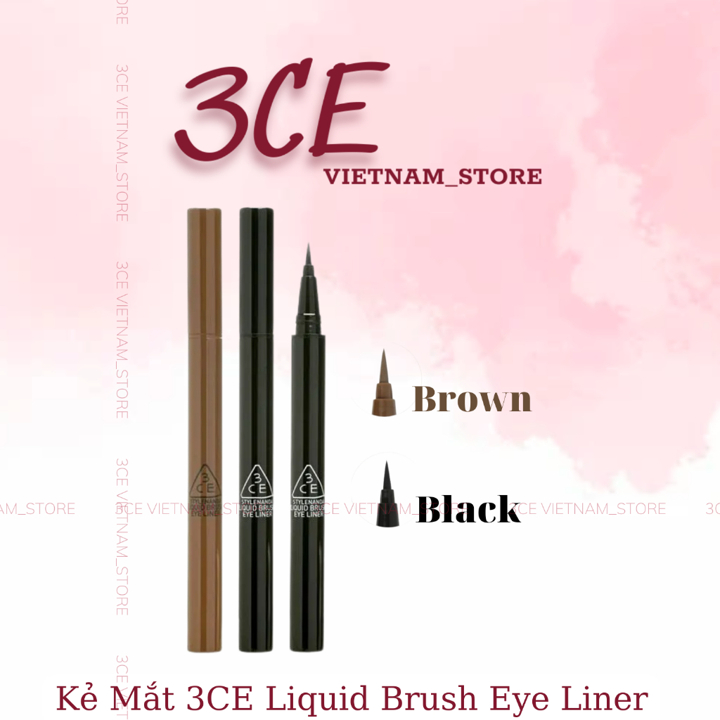 Kẻ Mắt 3CE Liquid Brush Eye Liner siêu mảnh