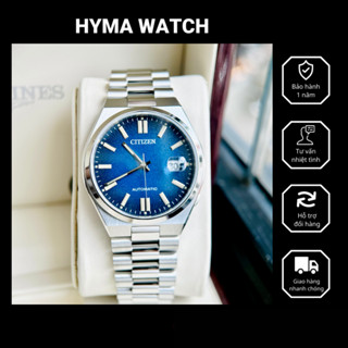 Đồng hồ Nam Citizen NJ0151-88L Xanh dương Máy Cơ (Automatic) dây thép cao cấp Kính sapphire Bảo hành 2 năm Hyma watch