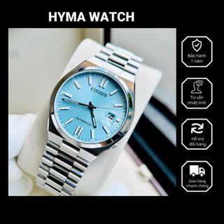  Đồng hồ Nam Citizen NJ0151-88M Xanh min Máy Cơ  Automatic  dây thép cao cấp Kính sapphire Bảo hành 2 năm Hyma watch 