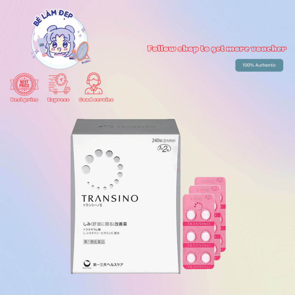Viên Uống Sáng Da Giảm Nám Transino 240 viên