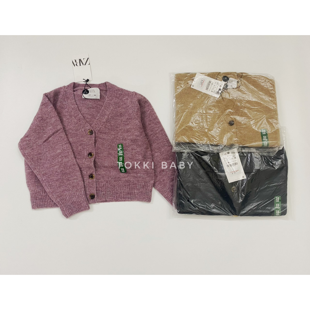 Áo khoác cardigan len dư xịn cho bé (size lớn) AZR048