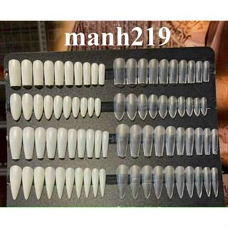 Móng Úp HSM GDJY Nhám Fom Thang Vuông Nhọn Bầu - manh219