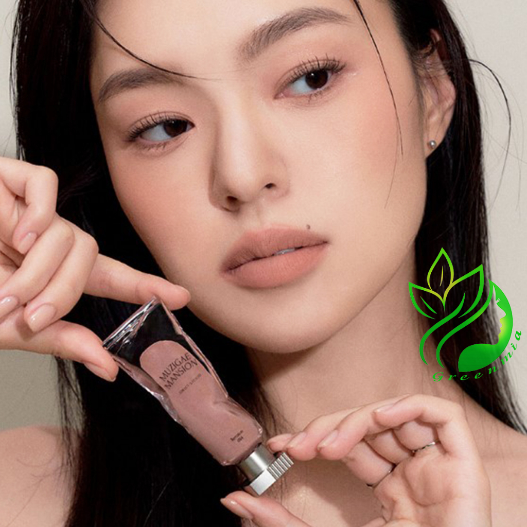 Son Muzigae Mansion Objet Liquid 014 Tension Màu Be Đậm Son Hữu Cơ Thuần Chay