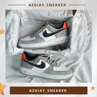 Giày thể thao AF Xám Gót Cam giày sneaker ni.ke hàng loại 1 đầy đủ bill box ôm chân êm ái khi đi