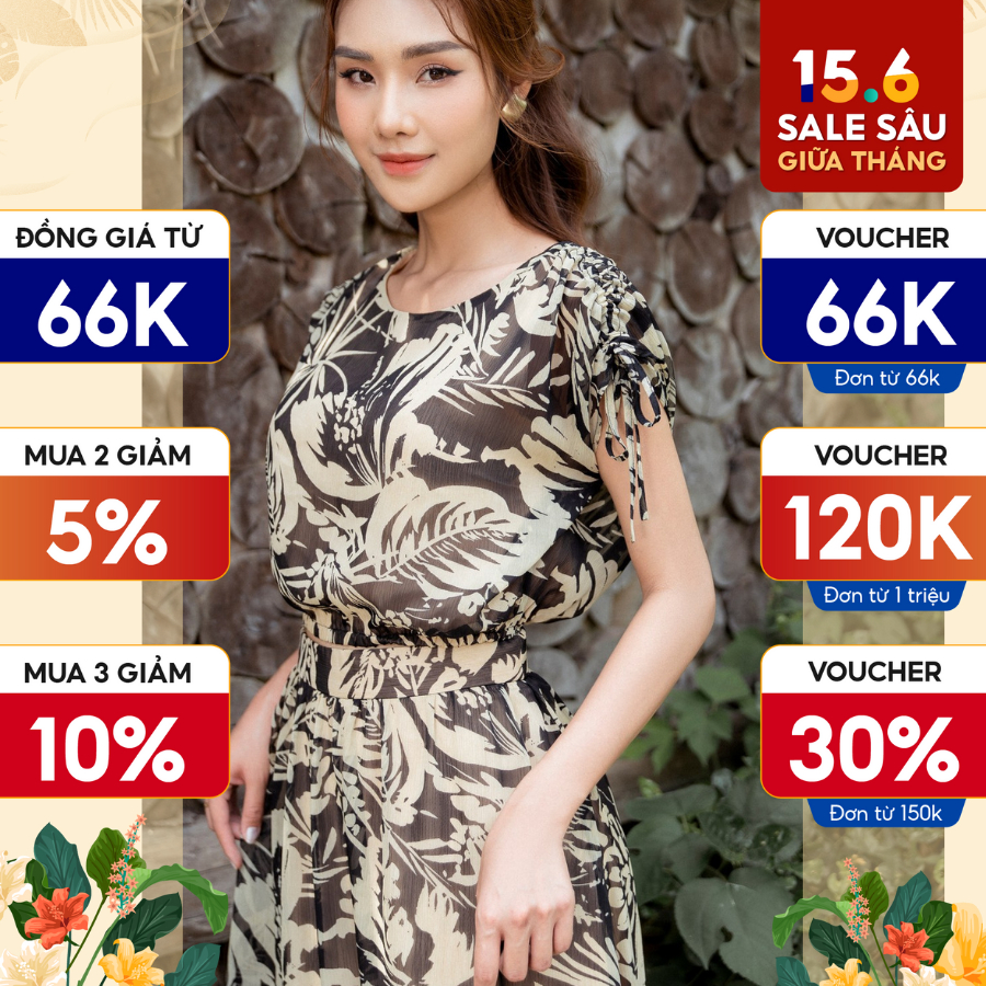 Áo Nữ Croptop Chun Eo Tôn Dáng, Rút Dây Vai Thắt Nơ HeraDG STBB3015A