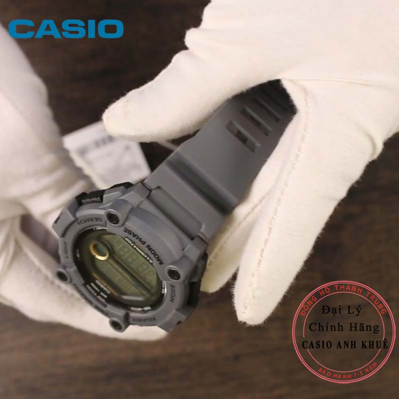 Đồng hồ điện tử nam Casio WS-1300H-8AVDF thể thao có lịch mặt trăng, thủy triều
