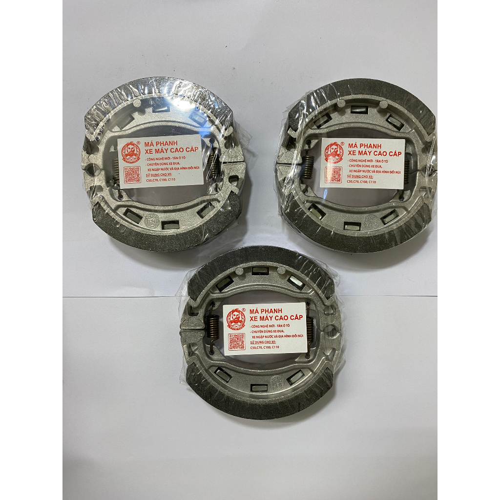 Combo 3 Bố Thắng Đùm  xe Honda: Ream, Wave, Future, RSX,.... Cao cấp theo Công Nghệ tán Ô tô