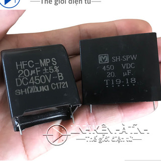 LINH KIỆN Tụ 20uf 450V tụ điều hòa Daikin HFC-MPS 20UF DC450V tụ SH-SPW 20uf 450VDC hàng mới loại tốt 