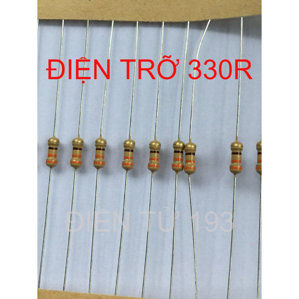 TÚI 20 CÁI ĐIỆN TRỠ 330R 1/4W