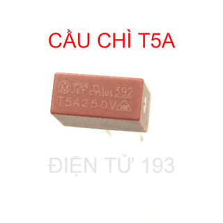TÚI 5 CÁI CẦU CHÌ 392 T5A( Cầu chì vuông 5A 250v )